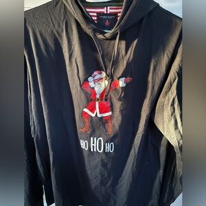 Denim and flower brand new Santa long sleeve shirt